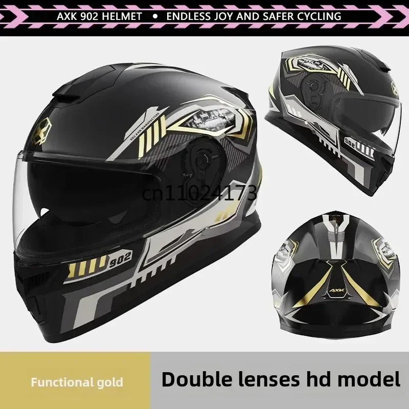 Unisex Motorcycle Helmet Winter Anti-Fog Warm Full Cover Helmet For Men And Women Electric Car Cycle Motorcycle Equipment Access