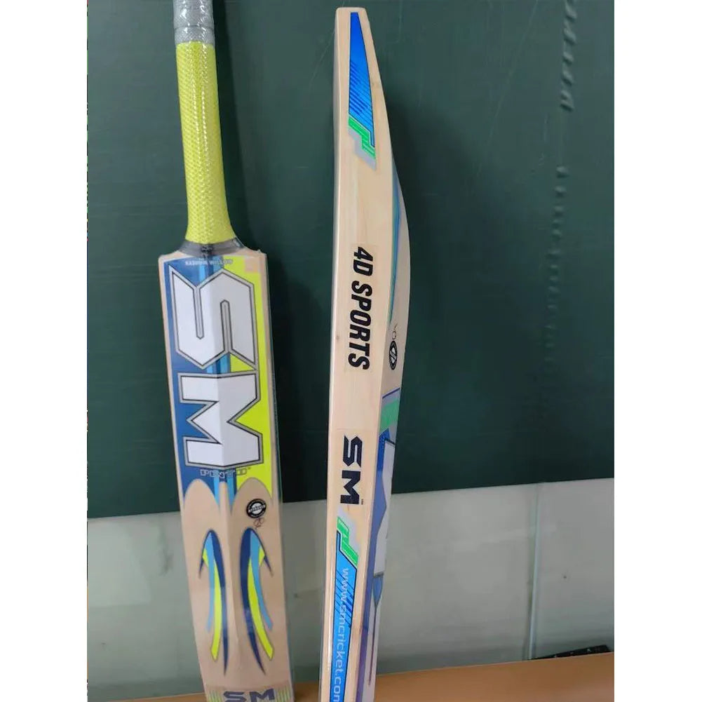 Outdoor Sports Kashmir Willows cricket racket with wooden sports bat for training
