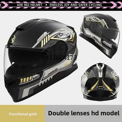 Unisex Motorcycle Helmet Winter Anti-Fog Warm Full Cover Helmet For Men And Women Electric Car Cycle Motorcycle Equipment Access